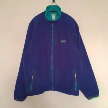 빈티지 L.L.Bean 플리스 자켓 블루 폴라테크 L 상당