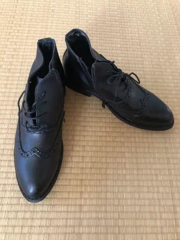 비즈니스 슈즈 가죽 신발 시크릿 부츠 25.0cm 블랙 컬러