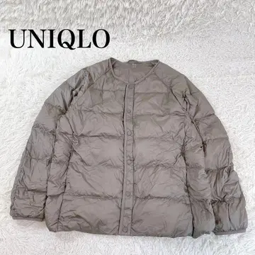 컨디션 최상 UNIQLO 리사이클 다운 자켓 07 GRAY XL 사이즈