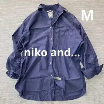 새상품급 niko and 마르세 와이어 와이드 셔츠 오버 사이즈 M