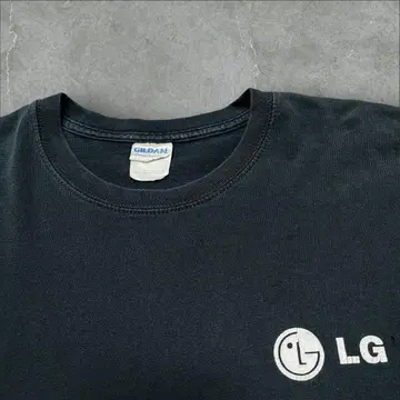 00s LG 기업 프로모 셔츠 페이드