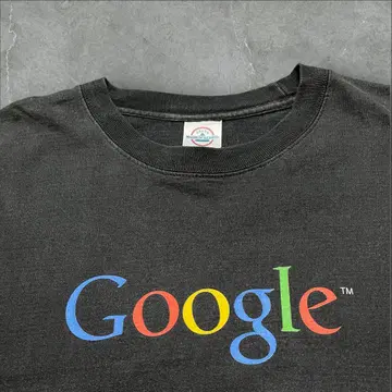 00s Google 기업 셔츠 레어 패턴 페이드 관계자용 구글