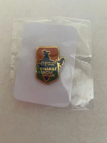 오사카 간사이 만박 바랏 인도 BHARAT INDIA 핀 배지