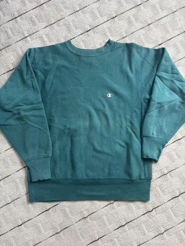 Champion Reverse Weave L 그린 리버스 위브
