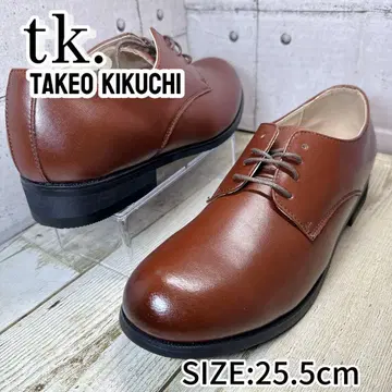 미사용품 tk. 다케오 키쿠치 비즈니스 슈즈 브라운 25.5cm