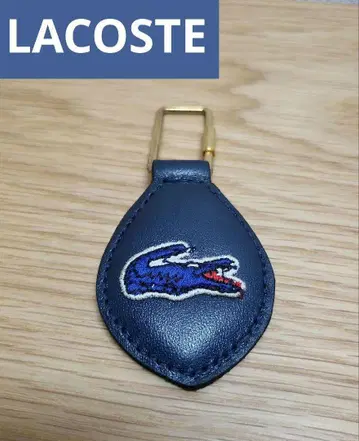 LACOSTE 라코스테 카라비너 키링 자수 레어 네이비