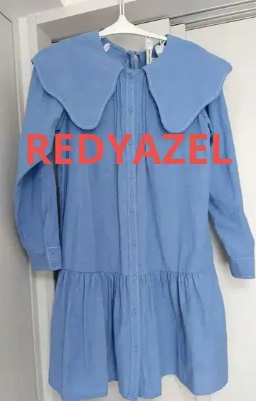 REDYAZEL 큰 옷깃의 원피스