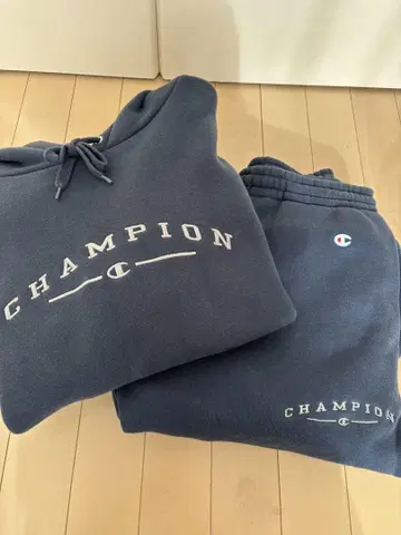 챔피언 슈퍼 후디 셋업