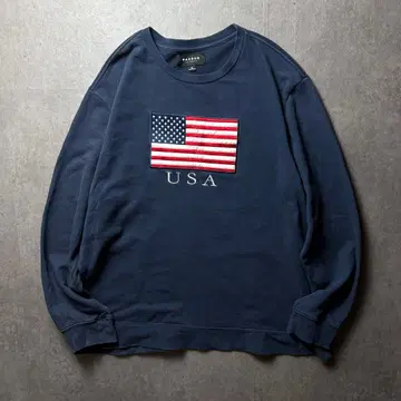 PACSUN 성조기 USA 플래그 자수 미국 국기 스트릿 아메카지 XL