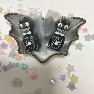 Kit-Cat Klock 미니어처 키링 2세트