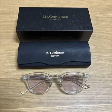 Mr.Gentleman 클리어 프레임 아이웨어 상자, 안경 케이스 포함