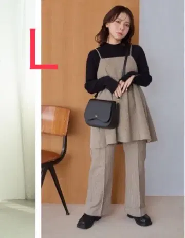 시마무라 yumi 유미 셋업 체크 무늬