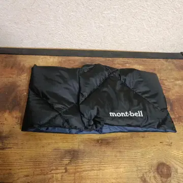 mont-bell 넥워머 다운 블랙 네이비 리버서블