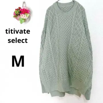 a4937 titivate select 오버 사이즈 니트 스웨터 M
