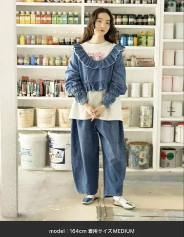 niko and - BELT BARREL DENIM 새상품급