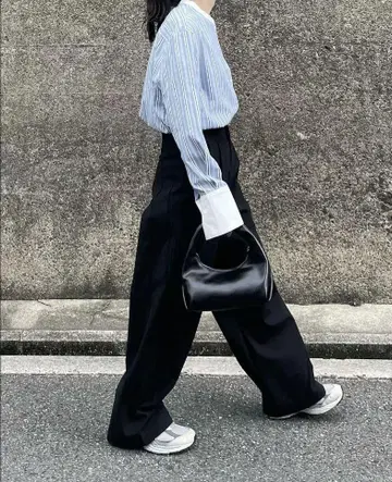 JISTORY TIE HANDLE HOBO BAG 블랙