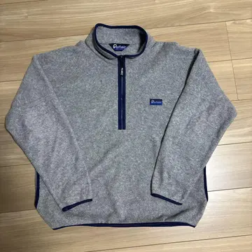 90s penfield 하프집 플리스 USA L 그레이