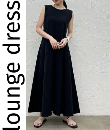 Loungedress 라운지 드레스 컷 플레어 원피스 S