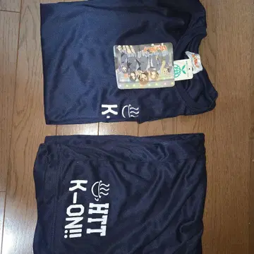 케이온! K-ON!! 네이비 T셔츠 팬츠 LL 사이즈
