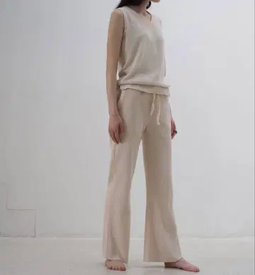 Na.e 와플 팬츠 아이보리 나에