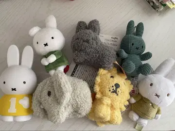 미피 봉제 인형 7개 세트