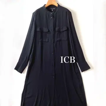 새상품급 ICB 롱 원피스 네이비