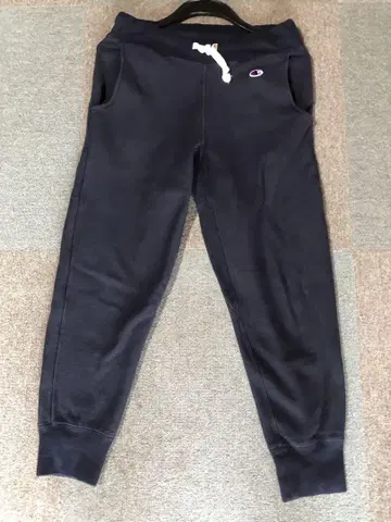 Champion Reverse Weave 스웨트 팬츠 네이비 S