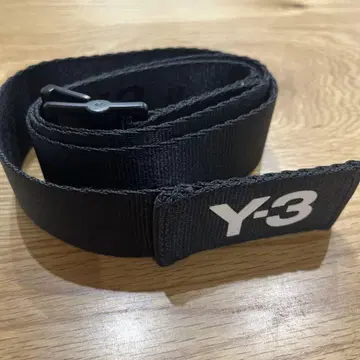 Y-3 블랙 벨트