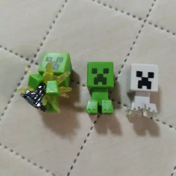 Minecraft 크리퍼 피규어 3체 세트