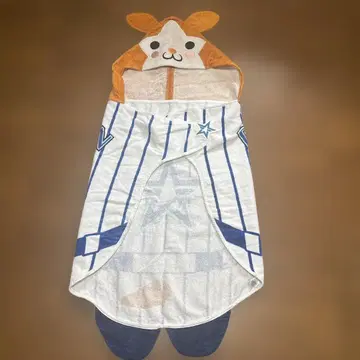 요코하마 베이스타즈 스타맨 후드 부착 타월