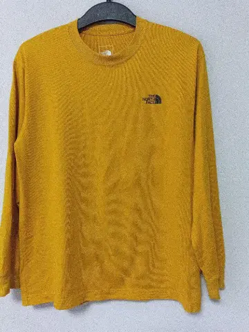 THE NORTH FACE 긴팔 티셔츠 머스타드