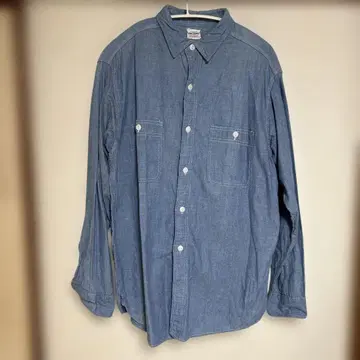 Big yank 밴드 포함 샴브레이 셔츠 60s