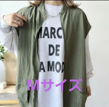 시마무라 MAYO 나일론 베스트 M 사이즈 카키