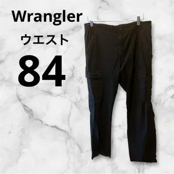 Wrangler 릴랙스핏 카고 팬츠 블랙