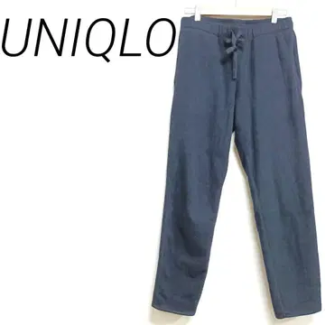 UNIQLO 다크 그레이 플리스 이지 팬츠 M 심플 캐주얼