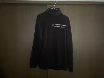 Luis 다크 블랙 터틀넥 트레이닝복