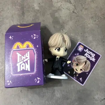 일본 미발매 맥도날드 한정판 TinyTan 정국 피규어 BTS