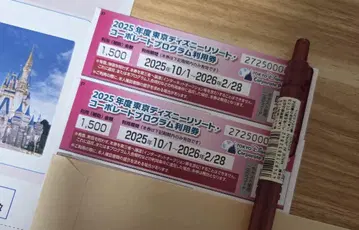 도쿄 디즈니 리조트 코퍼레이트 프로그램 이용권