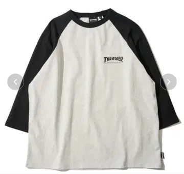 THRASHER / 래글런 슬리브 T셔츠 / 백 프린트 T셔츠