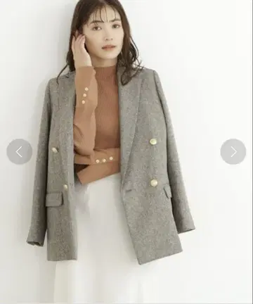 내추럴 뷰티 베이직 자켓 더블