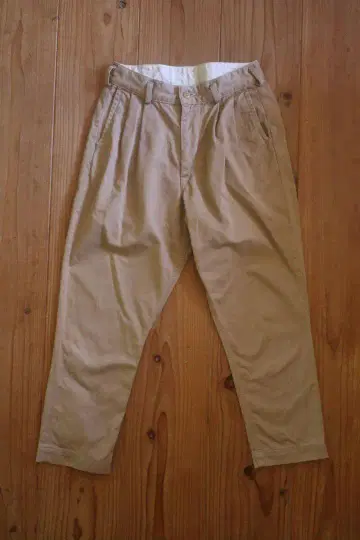 orSlow 오어슬로우 빌리진 턱 테이퍼드 치노 팬츠