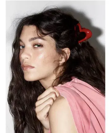 완판템 ZARA 하트 헤어 클립 미사용 새상품