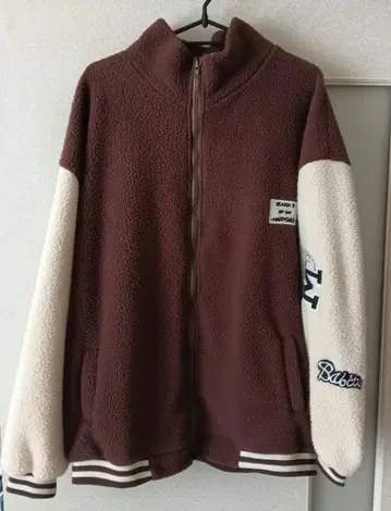 SHEPP 와펜 플리스 자켓 보아 자켓