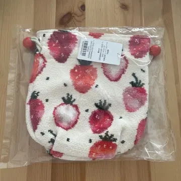 페이스 러브리바이페이러 스트로베리 도트 복조리 화이트