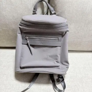 그레이 심플 백팩