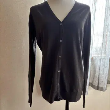 존스메들리 JOHN SMEDLEY 다크 그레이 긴팔 가디건 새상품급