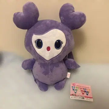 보라색 캐릭터 봉제 인형