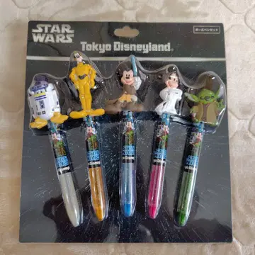 도쿄 디즈니랜드 스타 워즈 볼펜 세트 5도 레어