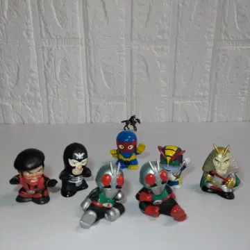 BANDAI 가면라이더 소프트 비닐 컬렉션 / 라이더 키즈 총 7체