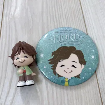 FJORD 가챠 피규어 캔뱃지 후지와라 료카